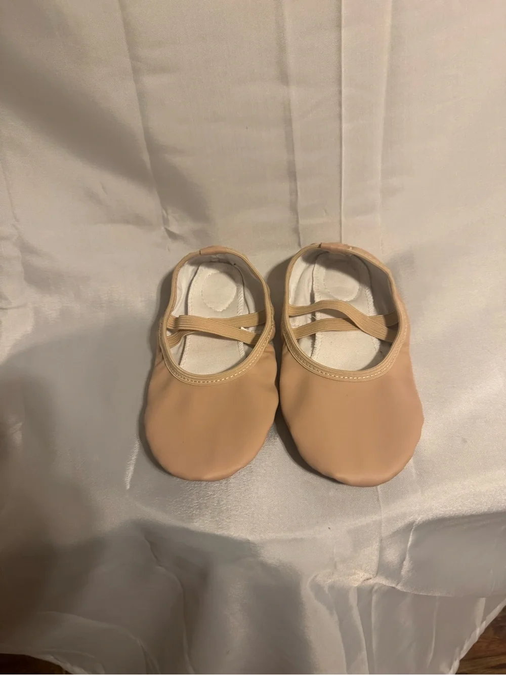 Kids Ballet Slip-On Dance Shoes in Nude